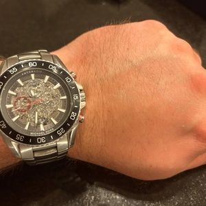 Michael Kors Jetmaster Skeleton Watch